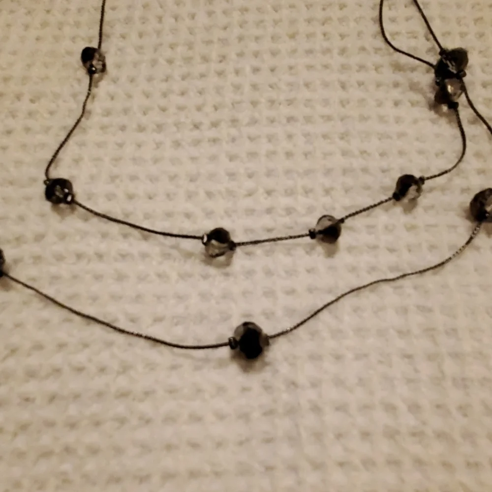 $3 With Bundle! Long Taupe Brown Bead Necklace